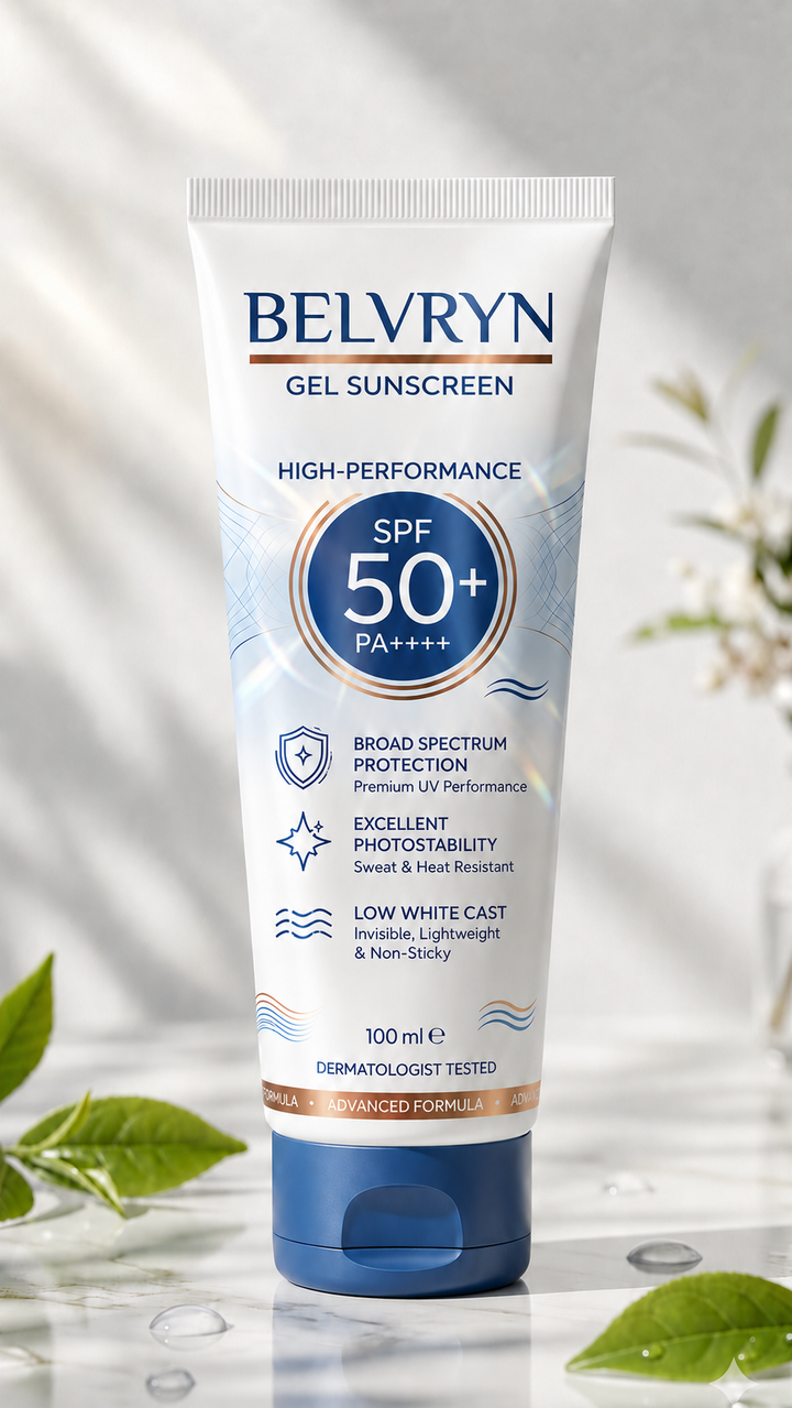 BELVRYN High-Performance Gel Sunscreen SPF 50+ PA++++