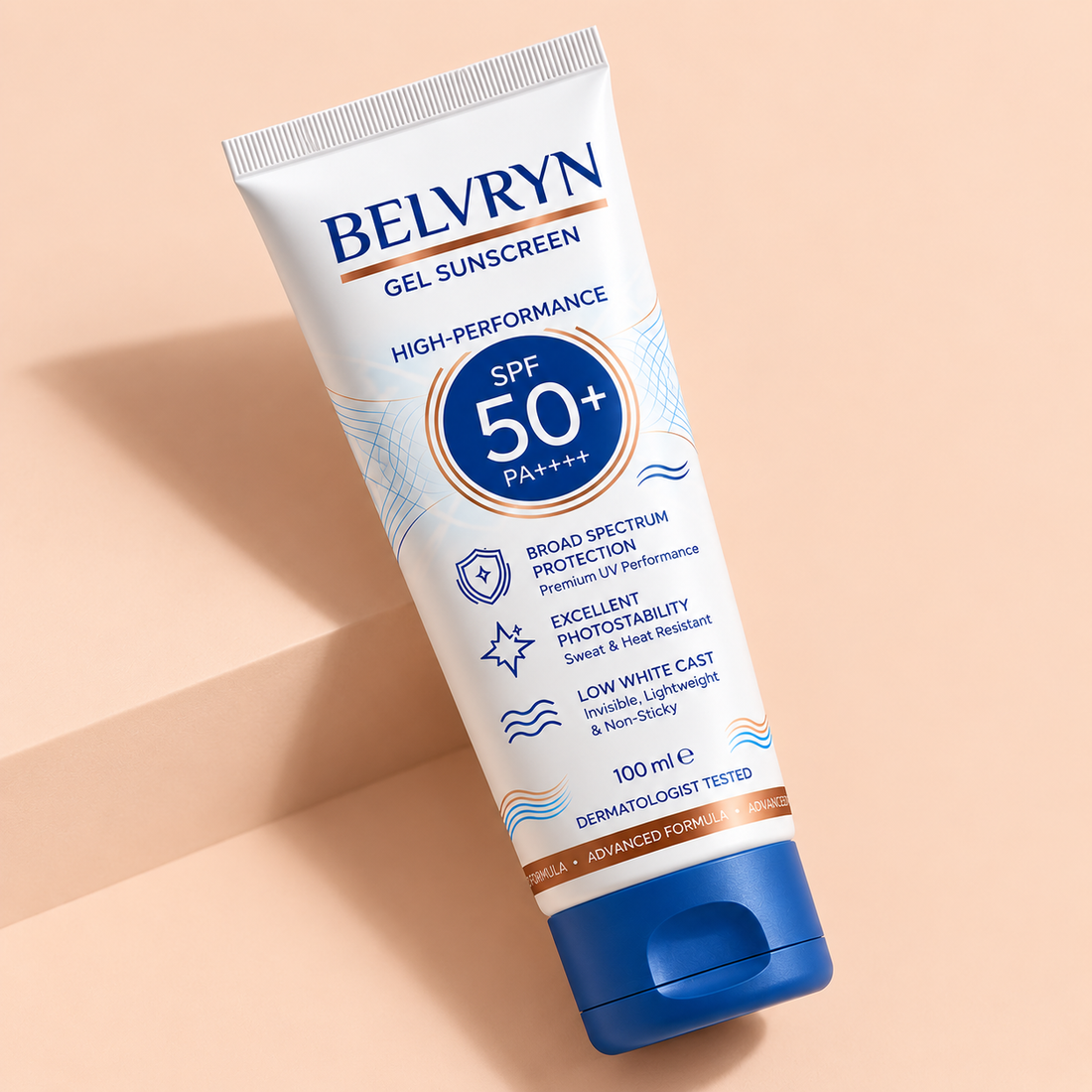 BELVRYN High-Performance Gel Sunscreen SPF 50+ PA++++